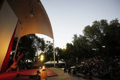 El pabellón circense. Foto Víctor Camacho