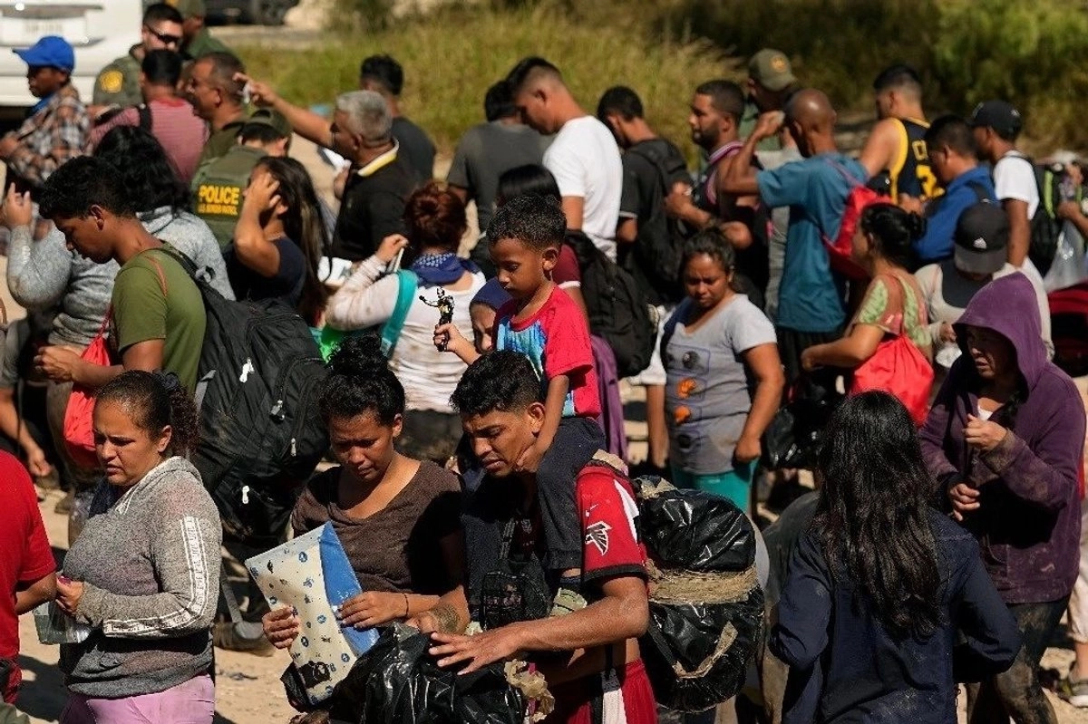 Imagen de archivo de un grupo de migrantes que intenta llegar a Estados Unidos. Foto