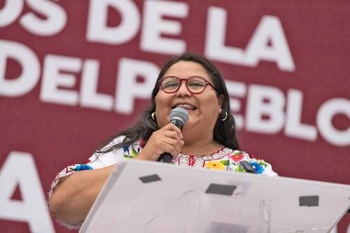 Citlalli Hernández Mora, titular de la Secretaría de las Mujeres 