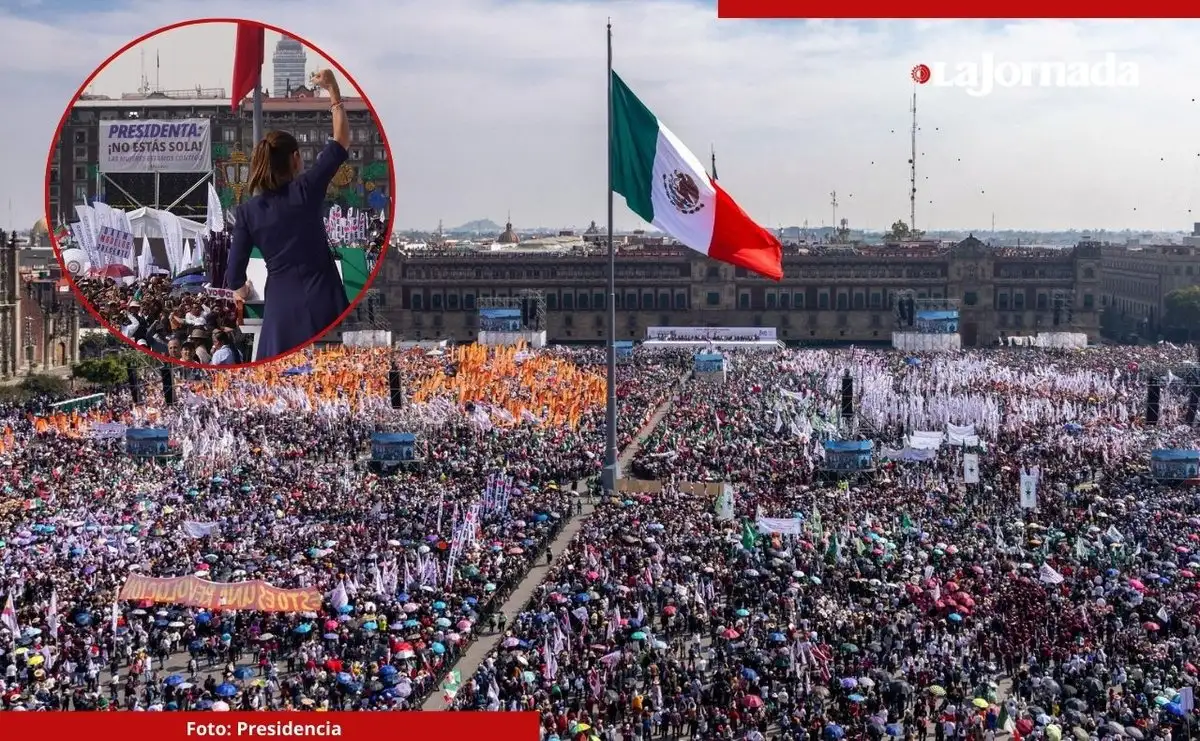 Las alianzas de la oposición con el conservadurismo “no vencerán al pueblo de México ni a su Presidenta”. La jefa del Ejecutivo criticó a quienes “no han entendido” que ya no hay condonación de impuestos. Fotos 
