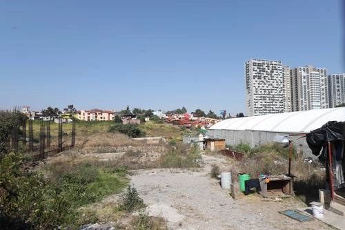 Vista del predio donde se pretende construir el Hospital General de Cuajimalpa, en el pueblo de Contadero. Foto Luis Castillo