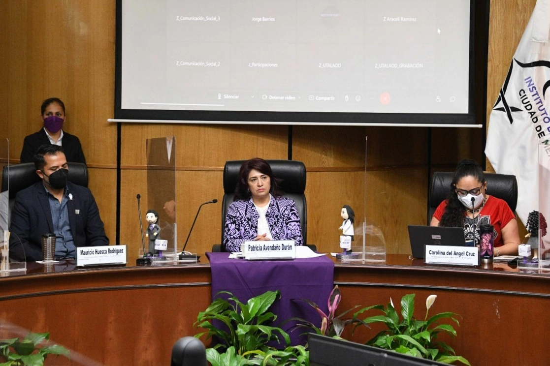 La consejera presidenta del IECM, Patricia Avendaño, el pasado 1 de mayo. Foto Cuartoscuro