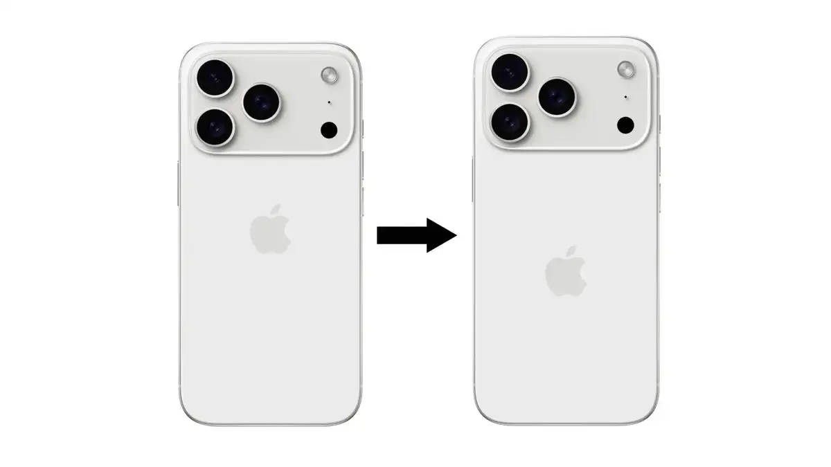 El logo de Apple quedaría en la mitad inferior de la cubierta trasera. Foto