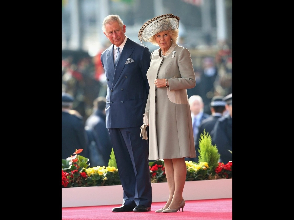 Carlos de Gran Bretaña y la duquesa de Cornualles, en octubre de 2015. Foto Ap