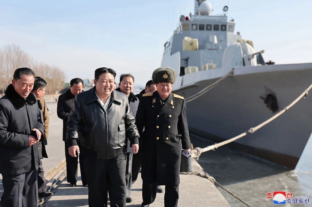 Esta fotografía sin fecha publicada por la Agencia Central de Noticias Coreana (KCNA) oficial de Corea del Norte el 1 de febrero de 2024. Foto Afp