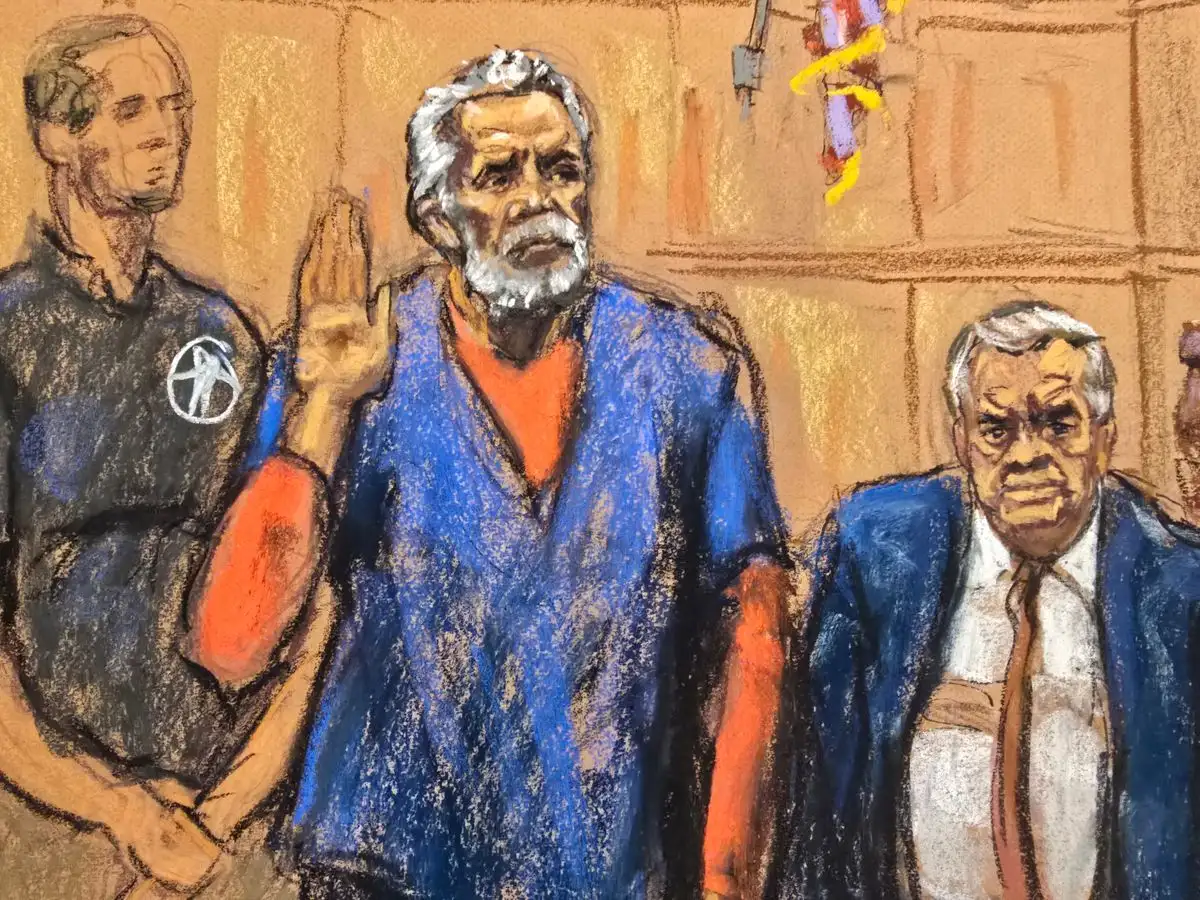 Zambada se presentó por primera vez en Nueva York en septiembre del año pasado después de ser trasladado desde Texas donde llegó con Joaquín Guzmán López, el hijo de 'El Chapo' el 25 de julio de 2024. Foto