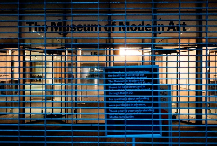 El Museo de Arte Moderno (MoMa) ha permanecido cerrado desde hace cinco meses por la pandemia de Covid-19. Foto AFP 