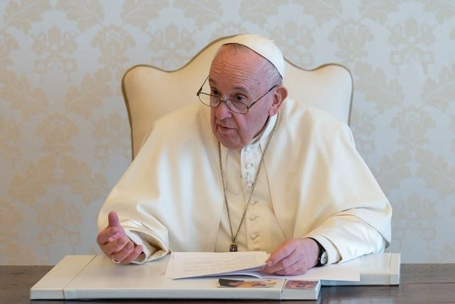 El papa Francisco advirtió que el mundo va “en camino a la autodestrucción”. Foto Afp 
