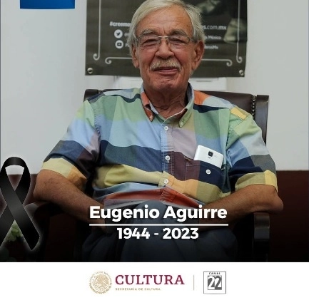 Aguirre estudió Derecho y obtuvo la maestría en literatura por La Universidad Nacional Autónoma de México. Foto @cultura_mx
