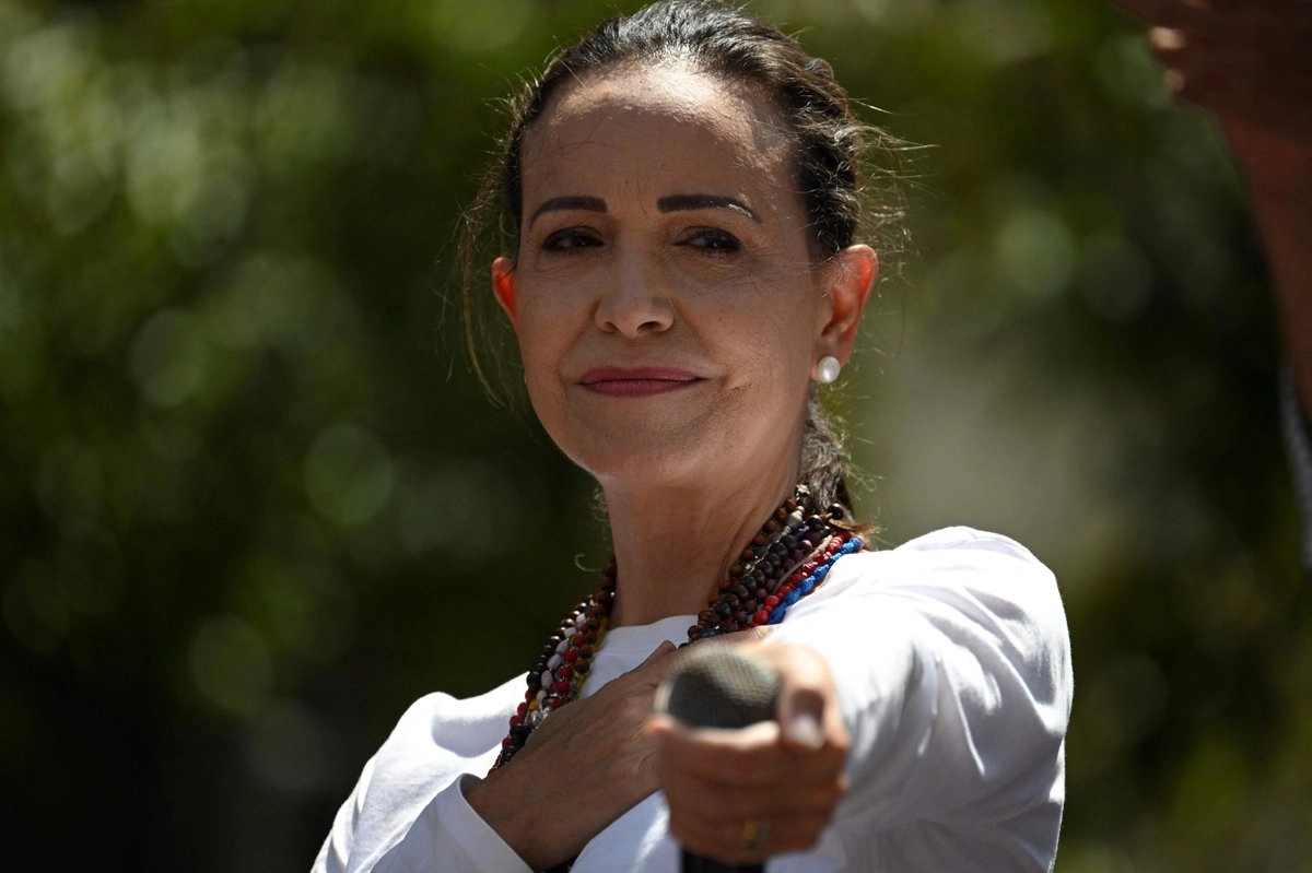 La lideresa opositora de Venezuela, María Corina Machado, fue galardonada con el Premio Nobel de la Paz 2025. Foto 