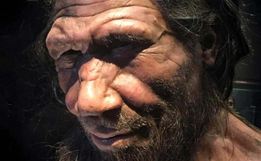 Recreación artística de un neandertal. Foto Europa Press