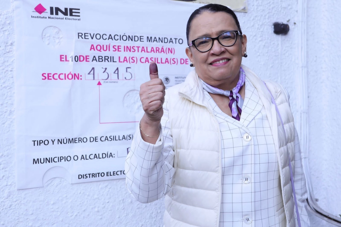 El país está en calma y en paz, afirmó la titular de la Secretaría de Seguridad y Protección Ciudadana, Rosa Icela Rodríguez. Foto cortesía de la SSPC
