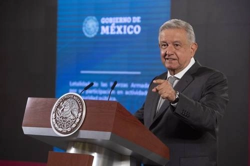 Andrés Manuel López Obrador rechazó la posibilidad de solicitar una prórroga a Estados Unidos. Foto Presidencia
