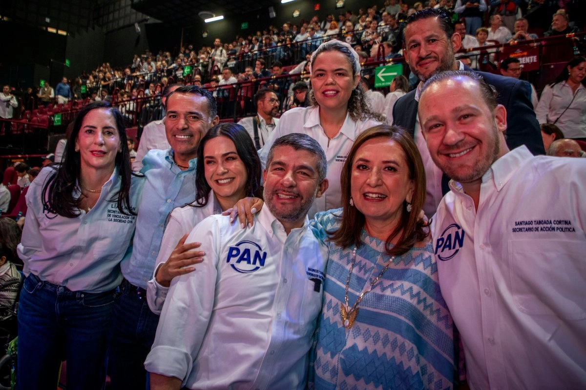 Al relanzamiento del Partido Acción Nacional (PAN) asistieron diferentes lideres del partido; el evento fue encabezado por el actual presidente del partido, Jorge Romero. Foto 