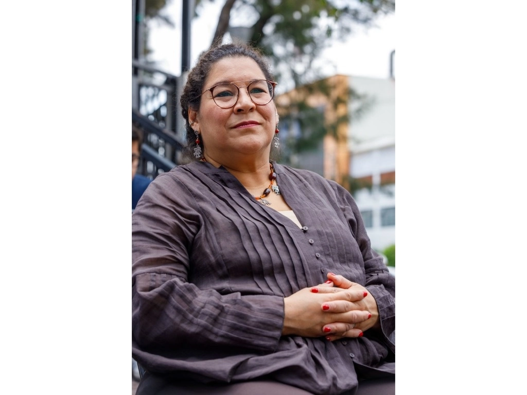 La ministra de la SCJN, Lenia Batres, entre los personajes que se muestran a favor de la reforma al Poder Juducial. Foto Pablo Ramos