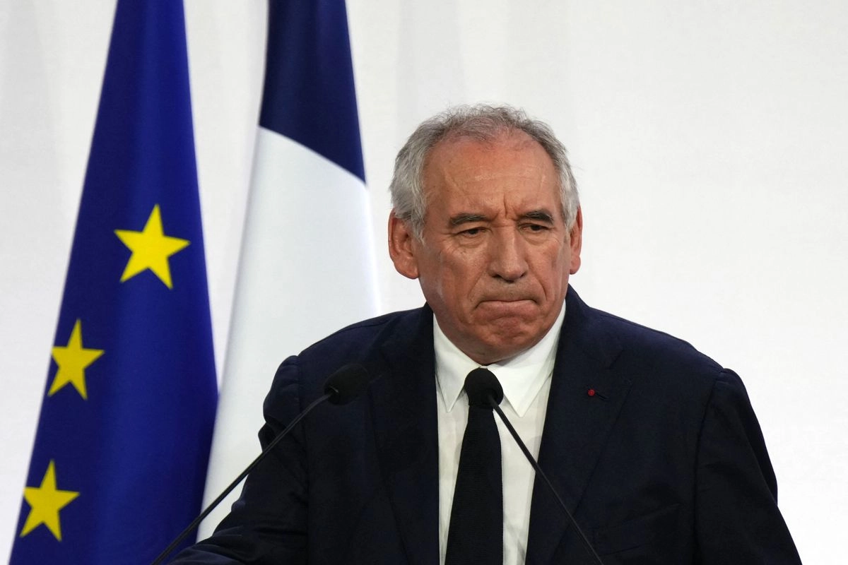El primer ministro francés, François Bayrou, comparece durante una rueda de prensa en París el 25 de agosto de 2025. Foto 