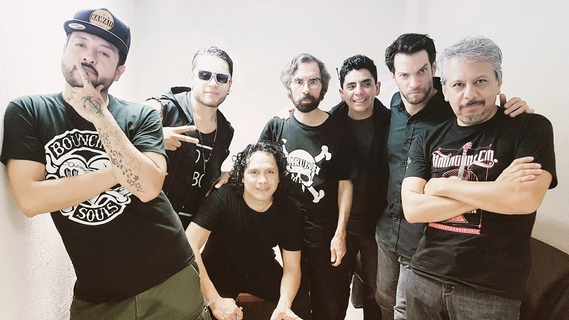 El nombre del grupo, El Haragán y Compañía, se dio a raíz de la confusión de un presentador. Foto cortesía de la banda 