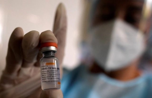 Dosis de la vacuna antiCovid de Sinovac. Foto Afp 