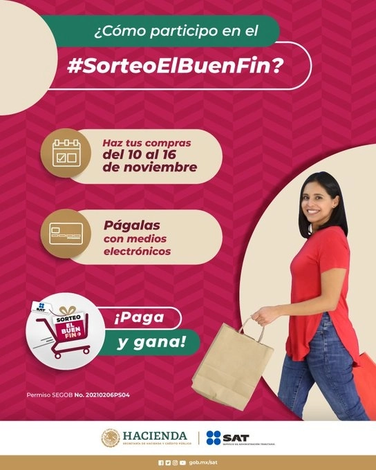 Infografía del sorteo tomada del twitter @SATMX
