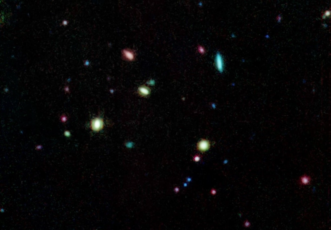 Placa captada con el instrumento de infrarrojo medio desarrollado por un consorcio europeo e instalado en el telescopio. Foto Europa Press