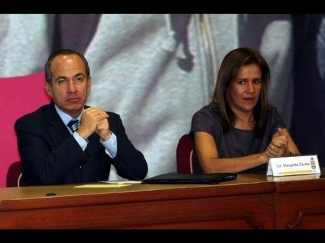 Felipe Calderón y su esposa Margarita Zavala. Foto José Antonio López / Archivo
