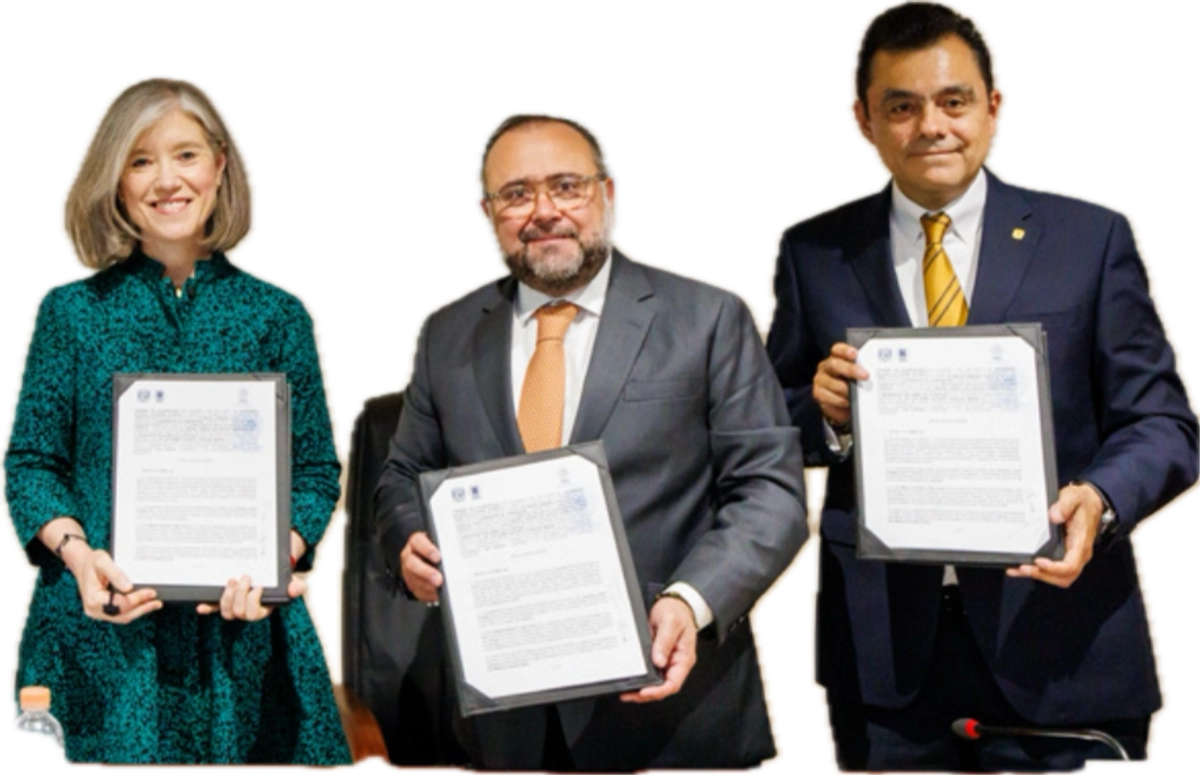 El Instituto de Investigaciones Jurídicas de la UNAM firma convenio con el TFJA para impartir Doctorado en Derecho. Foto