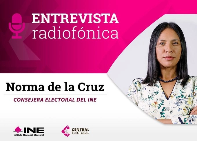 Norma Irene de la Cruz Magañan. Foto @INEMexico