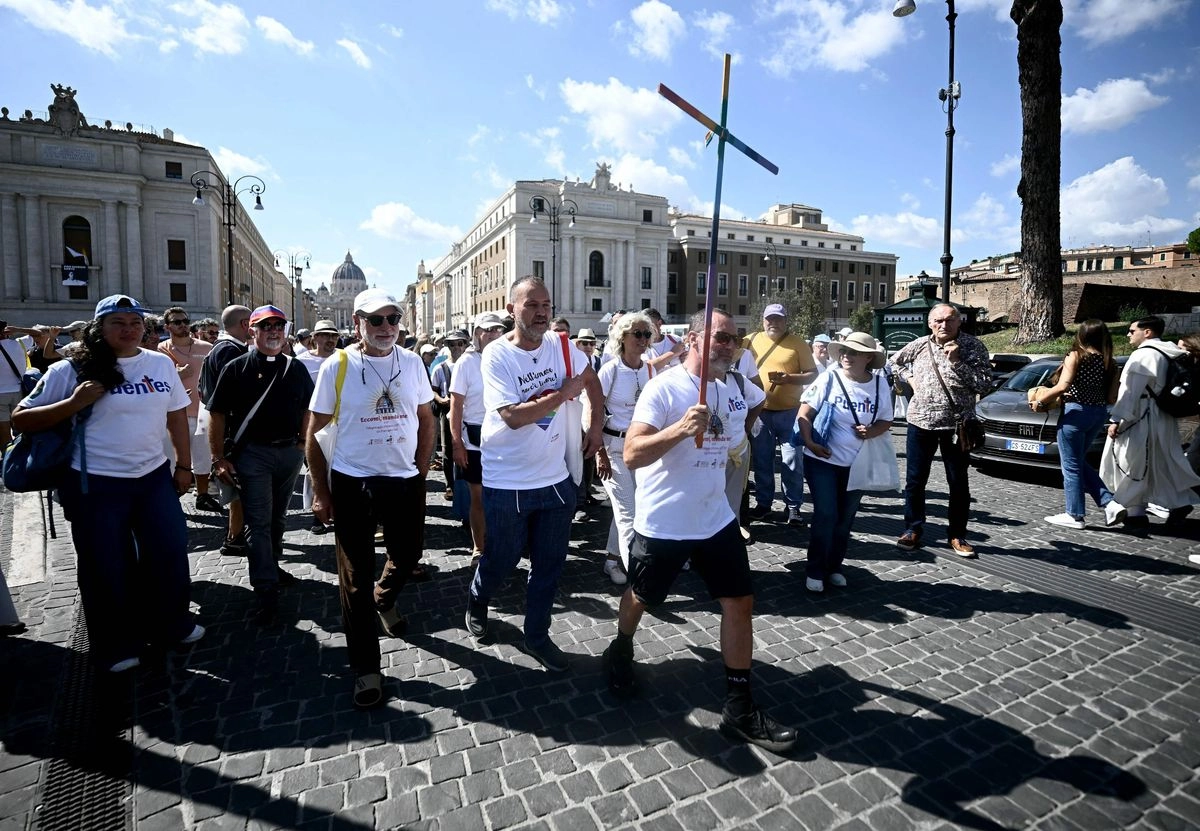 Peregrinaje de la comunidad LGBT+ en el Vaticano, el 6 de septiembre de 2025.