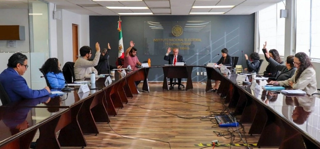 Instalación de 22 consejos distritales del INE, de la Ciudad de México, para la realización de la elección del Poder judicial, en diciembre pasado. Foto Cuartoscuro 