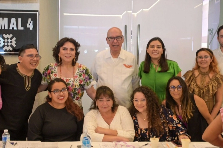 Dante Delgado, dirigente nacional de Movimiento Ciudadano, en Yucatán, durante su participación en el seminario “Infraestructura para el desarrollo”, el 5 de junio de 2023. Foto tomada de Twitter @MovCiudadanoYuc 