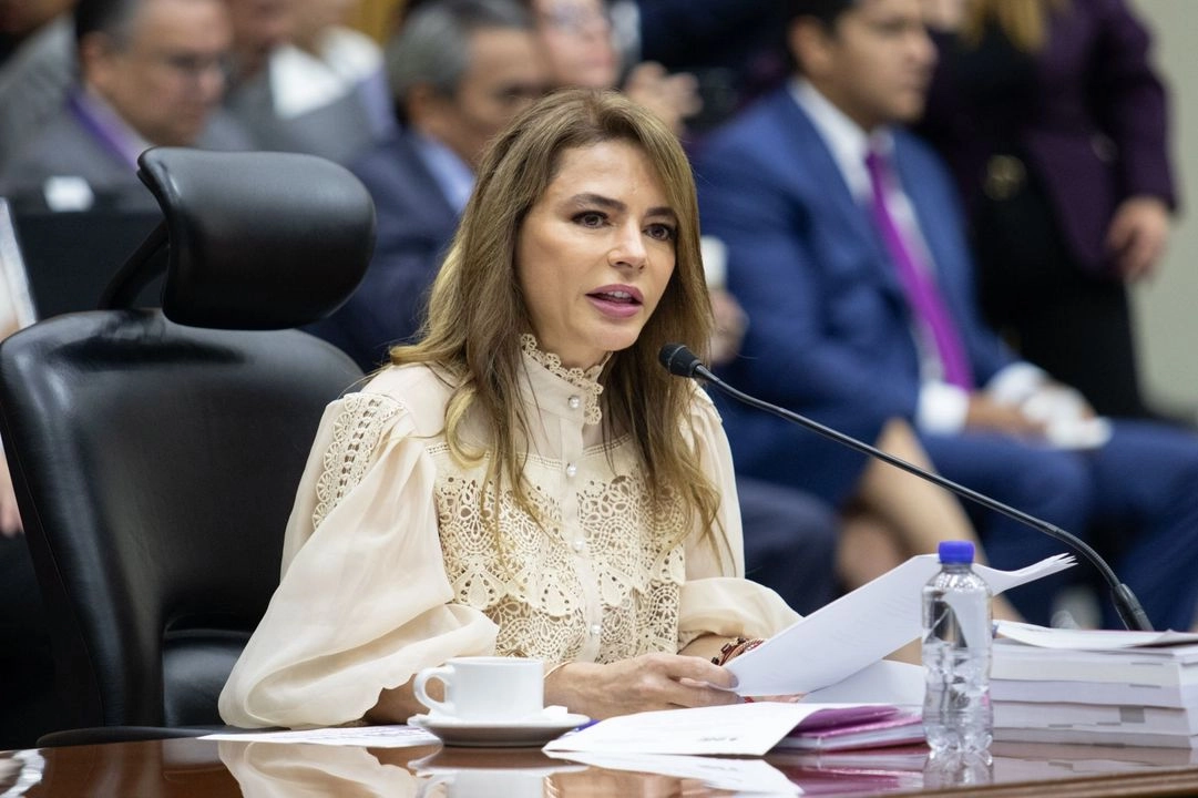 Carla Astrid Humphrey Jordan, consejera electoral, durante Sesión del Instituto Nacional Electoral (INE) sobre el proceso electoral extraordinario del Poder Judicial de la Federación 2024-2025. 