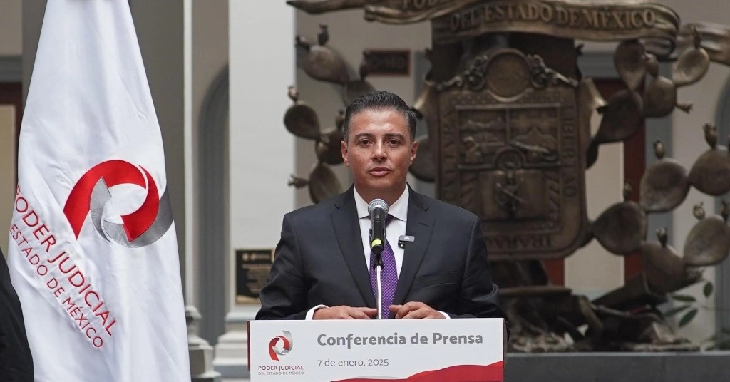 Fernando Díaz Juárez resultó electo presidente del Poder Judicial de Edomex para los próximos ocho meses. Foto Facebook Fernando Díaz Juárez