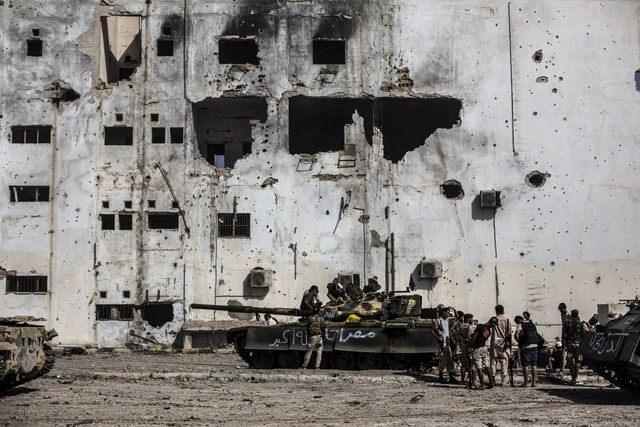 Combatientes en Sirte, Libia. Foto Ap / Archivo