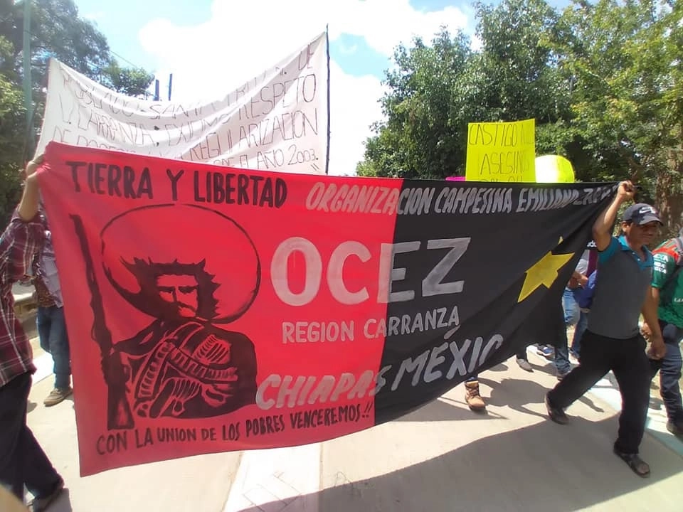 Hieren a integrante de la OCEZ-RC. Foto: OCEZ R. Carranza