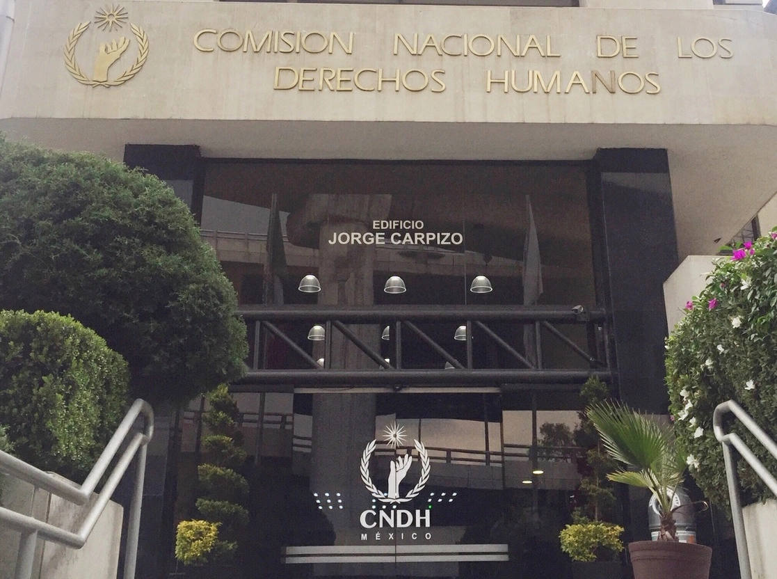 Edificio de la Comisión Nacional de Derechos Humanos en la CDMX. Foto Guillermo Sologuren