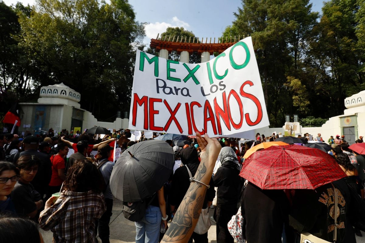 Manifestación en contra de la gentrificación en CDMX el pasado 04 de julio de 2025. Foto 