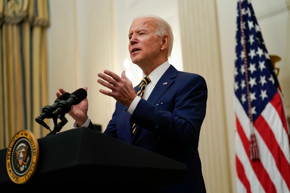 El presidente Joe Biden en la Casa Blanca en Washington, el 22 de enero de 2021. Foto Ap
