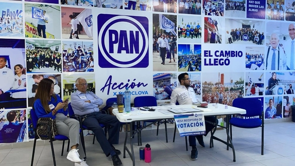Las reglas establecen que el Consejo Estatal podrá declarar electa una planilla única si no se registra más de una fórmula. En caso de haber competencia, la votación se realizará el 27 de abril en centros distribuidos en los municipios con más de 30 militantes. Foto @PAN_Coah