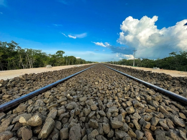 Aspectos de los trabajos del Tren Maya en su tramo 5. Foto Cuartoscuro 