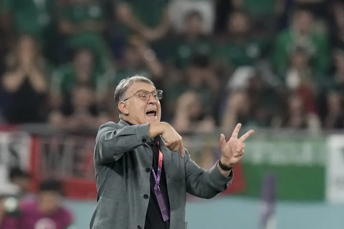 “El resultado de hoy no cambia lo que tenemos planteado contra Argentina, serán dos finales para cada uno de los integrantes del grupo", dijo Martino en rueda de prensa tras el partido, el 22 de noviembre de 2022. Foto Ap