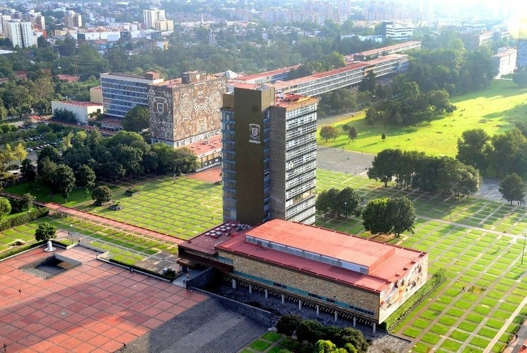 Perspectiva de la Torre de Rectoría de la UNAM en imagen de archivo. Foto cortesía UNAM