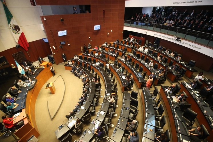 Durante una sesión en el Senado de la República. Foto Yazmín Ortega Cortés / Archivo