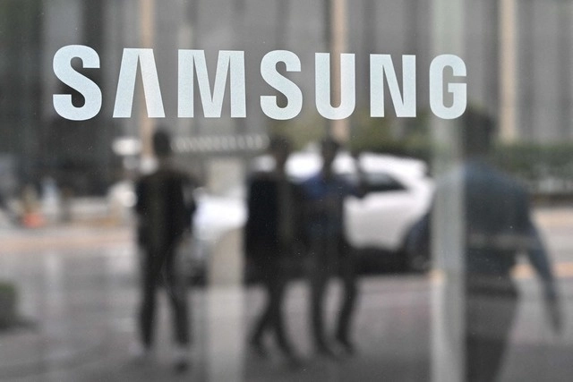Logotipo de la marca Samsung en imagen de archivo. Foto Afp