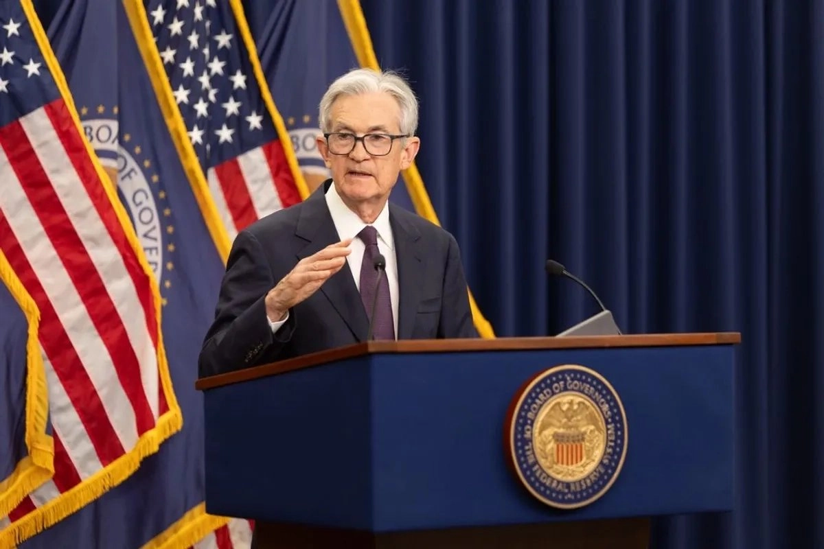 El presidente de la Fed de Estados Unidos, Jerome Powell, durante una conferencia de prensa, en Washington, D.C., Estados Unidos, el 18 de junio de 2025. Foto