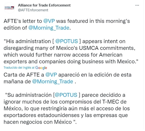 En sus redes sociales han buscado la intervención del Presidente y de la Vicepresidente, Kamala Harris.