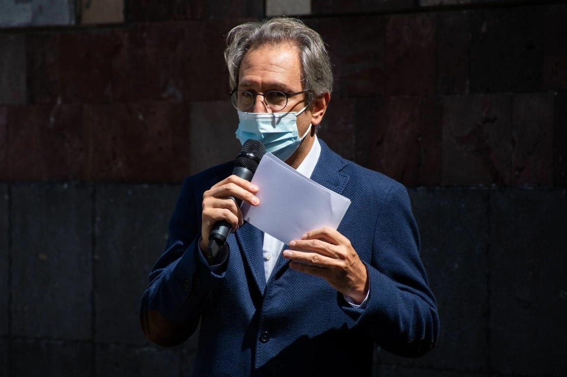 El presidente del Consejo Mexicano de Negocios, Antonio del Valle Perochena, señaló que a pesar de la situación mundial “México sigue siendo muy atractivo para las inversiones”. Foto Cuartoscuro / Archivo