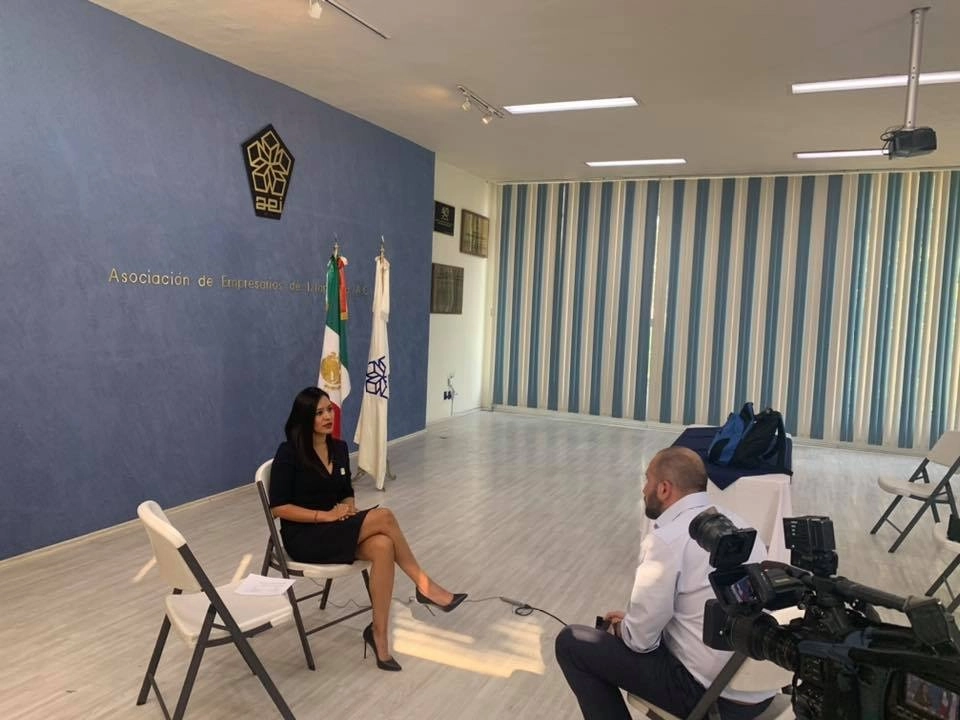 Rubí Sánchez, presidenta de la Asociación de Empresarios de Iztapalapa. Foto Tomada de https://www.facebook.com/AsociaciondeEmpresariosdeIztapalapa / Archivo