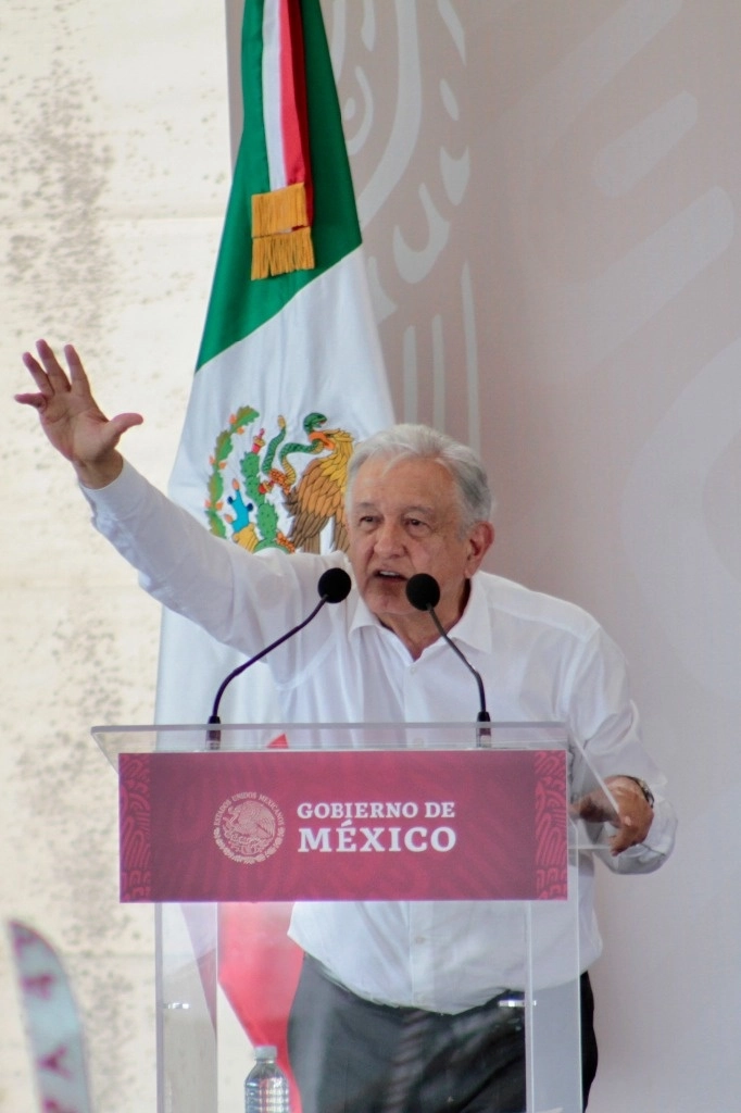 El presidente Andrés Manuel López Obrador durante un evento, el 30 de agosto de 2024. Foto Germán Canseco