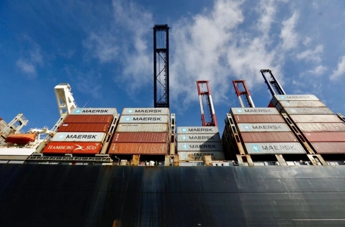 Contenedores de carga en el Puerto de Manzanillo, Colima, en imagen de archivo. Foto 