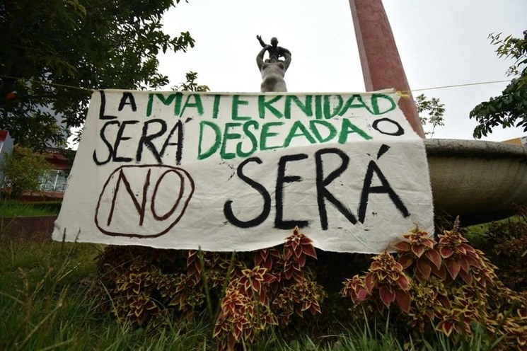 Protesta a favor del aborto en México. Foto Sergio Hernández / Archivo